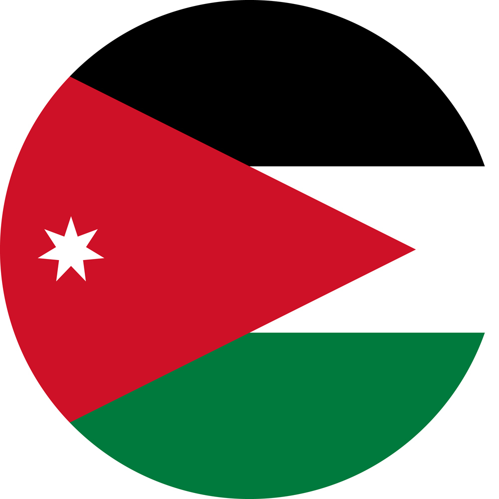 Jordan Country Flag Sticker Decal Multiple Styles To Choose From