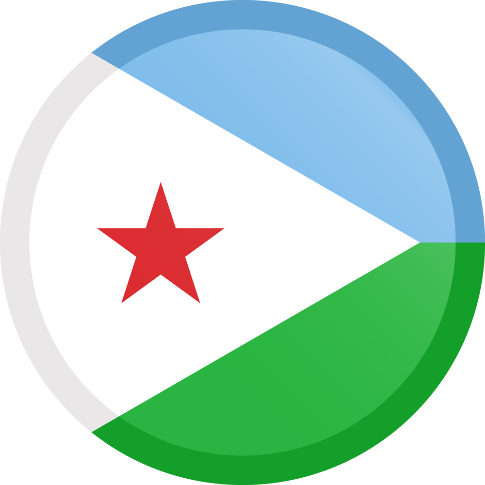 DJIBOUTI COUNTRY FLAG | STICKER | DECAL | MULTIPLE STYLES TO CHOOSE FROM