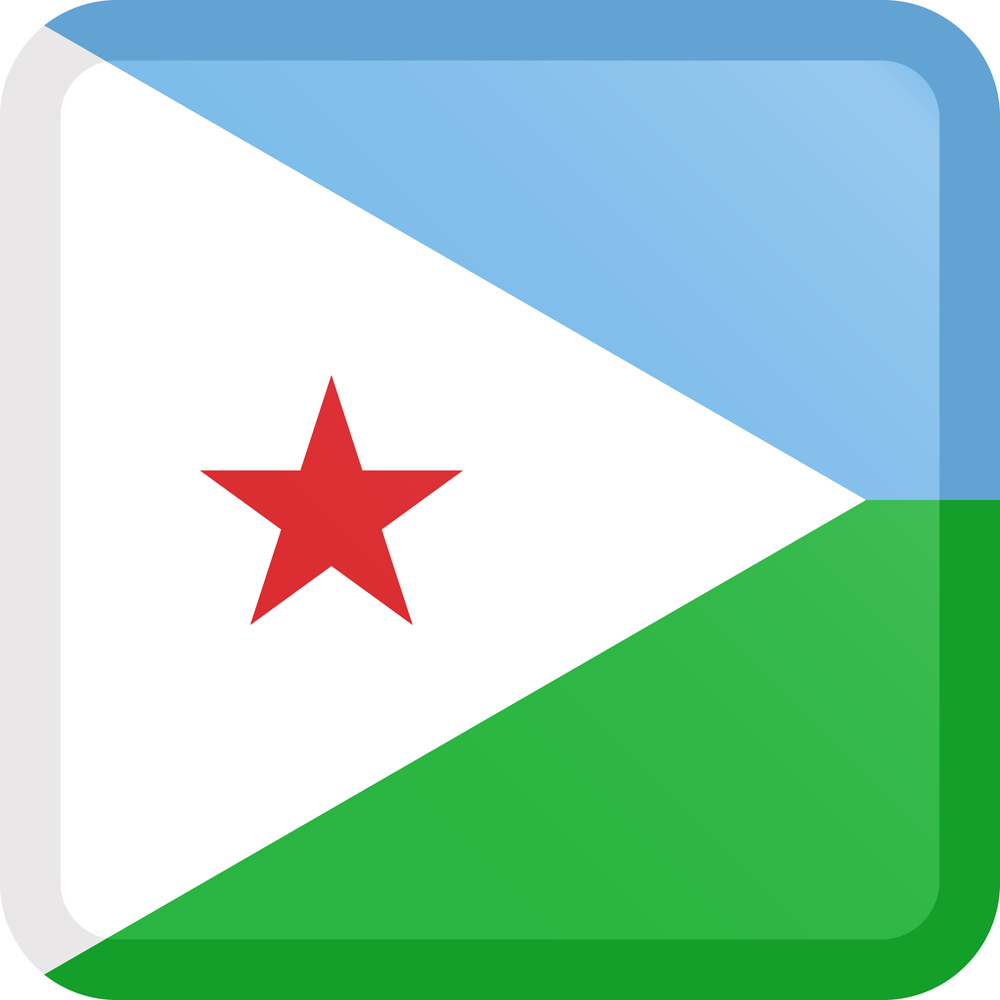 DJIBOUTI COUNTRY FLAG | STICKER | DECAL | MULTIPLE STYLES TO CHOOSE FROM