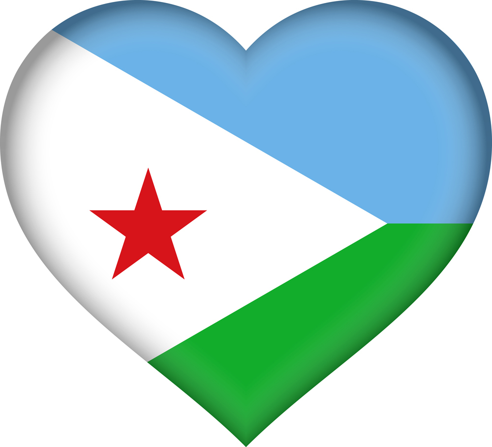 DJIBOUTI COUNTRY FLAG | STICKER | DECAL | MULTIPLE STYLES TO CHOOSE FROM