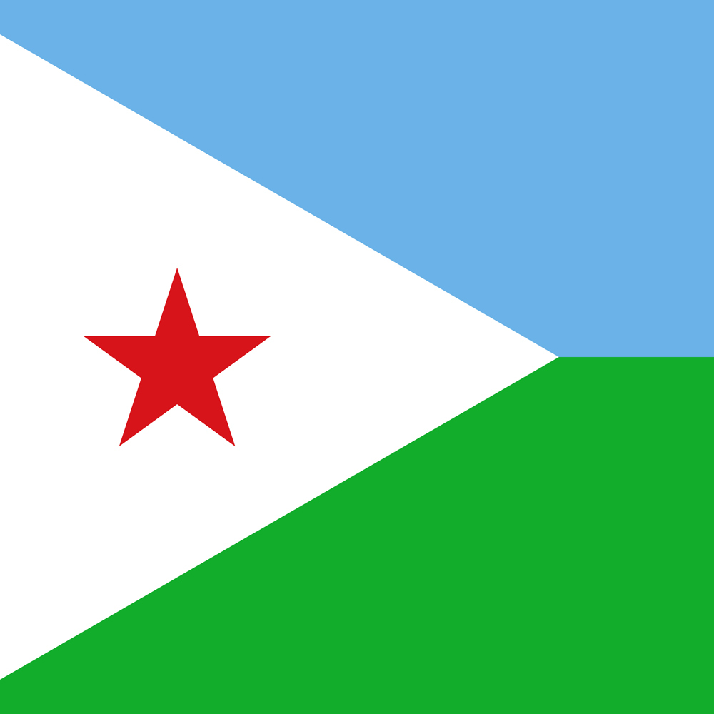 DJIBOUTI COUNTRY FLAG | STICKER | DECAL | MULTIPLE STYLES TO CHOOSE FROM