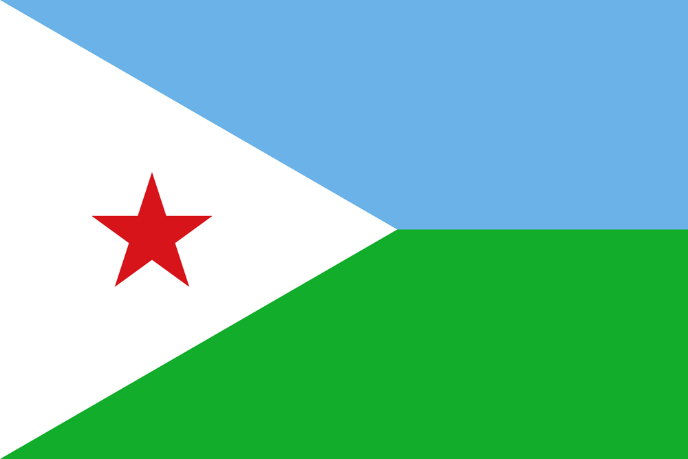 DJIBOUTI COUNTRY FLAG | STICKER | DECAL | MULTIPLE STYLES TO CHOOSE FROM