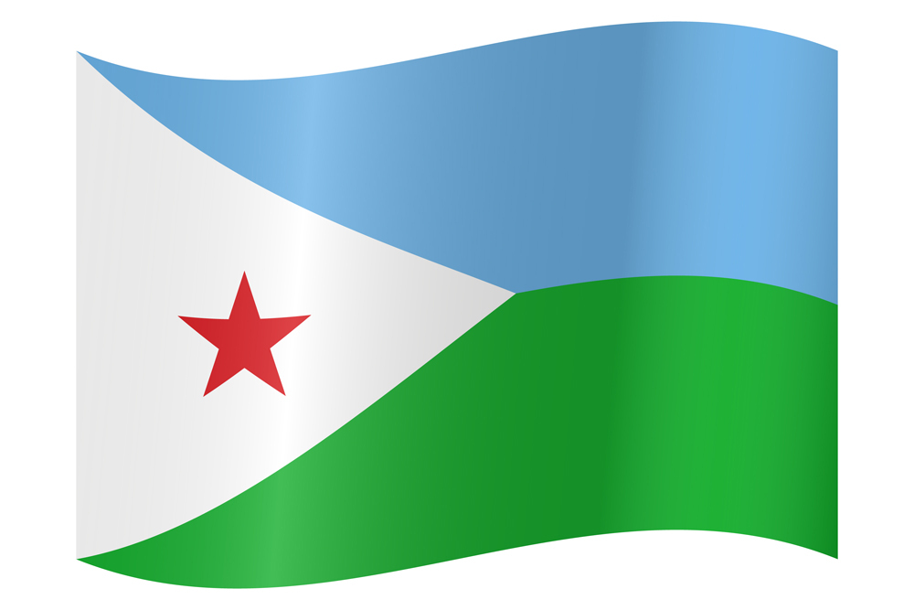 DJIBOUTI COUNTRY FLAG | STICKER | DECAL | MULTIPLE STYLES TO CHOOSE FROM