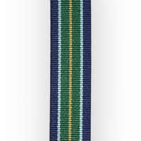 AOSM INDO - PACIFIC SERVICE MEDAL RIBBON 250mm | MINI SIZE |  | TOYE KENNING SPENCER | TKS