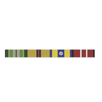 10 x AASM 75+, IRAQ, DSM (1 ROSETTE) +, ADM MEDAL RIBBON BAR STICKER / DECAL 180mm Width | WATER & UV PROOF