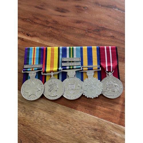 AASM 45-74, Vietnam Logistics, ASM 45-75, DFSM and ADM Medals | Full Size | Mounted | FESR | PNG