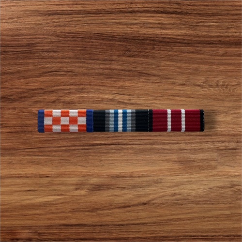 Emergency Services Medal, AOSM Counter Terrorism and Australian Defence Medal Ribbon Bar 