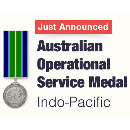 *PRE-ORDER* Australian Operational Service Medal (Indo-Pacific)