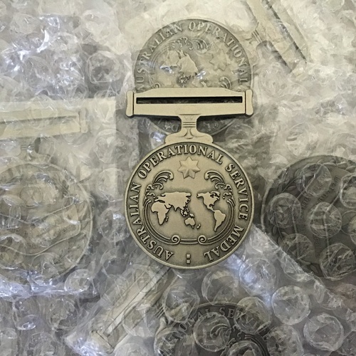 AUSTRALIAN OPERATIONAL SERVICE MEDALS X 5 | BULK DEALER LOT | MOUNTING | SERVICE | REPLICA