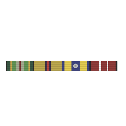 10 x AASM 75+, IRAQ, DSM (1 ROSETTE) +, ADM MEDAL RIBBON BAR STICKER / DECAL 180mm Width | WATER & UV PROOF