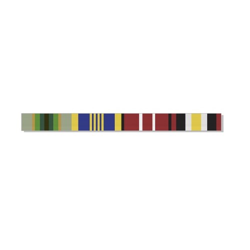 ASM 75+, DLSM, ADM AND TIMOR LESTE MEDAL RIBBON BAR STICKER / DECAL | WATER & UV PROOF [size: 15mm x 180mm]